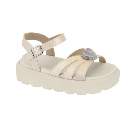 Sandália Papete Fivela Coração Molekinha 2362106