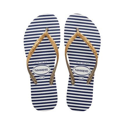 Chinelo Unissex Havaianas Slim Glitter Stripes 4147906AD